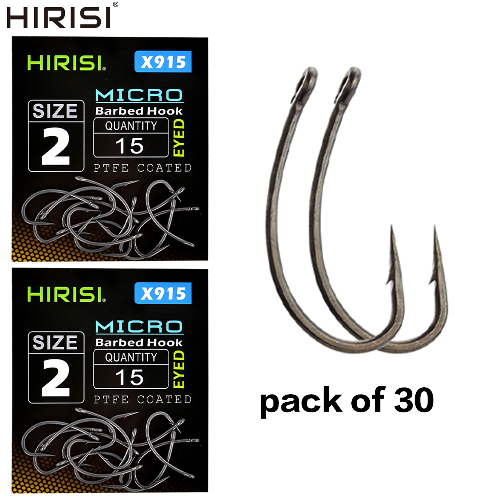 Fishing Hook Barbless - Hirisi 30x Carp Fishing Hooks With