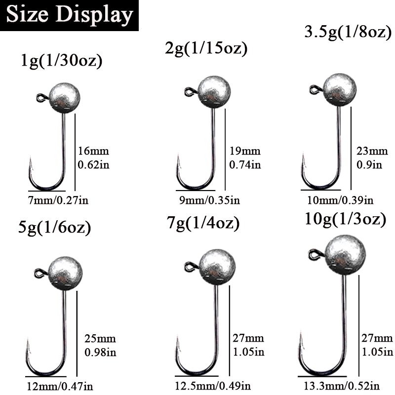 10pcs/lot Jig Head Fishing Hoo - Fishing Hook Barbless review and price