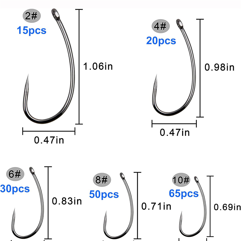 180PCS Barbless Fishing Hooks  - Fishing Hook Circle review and price