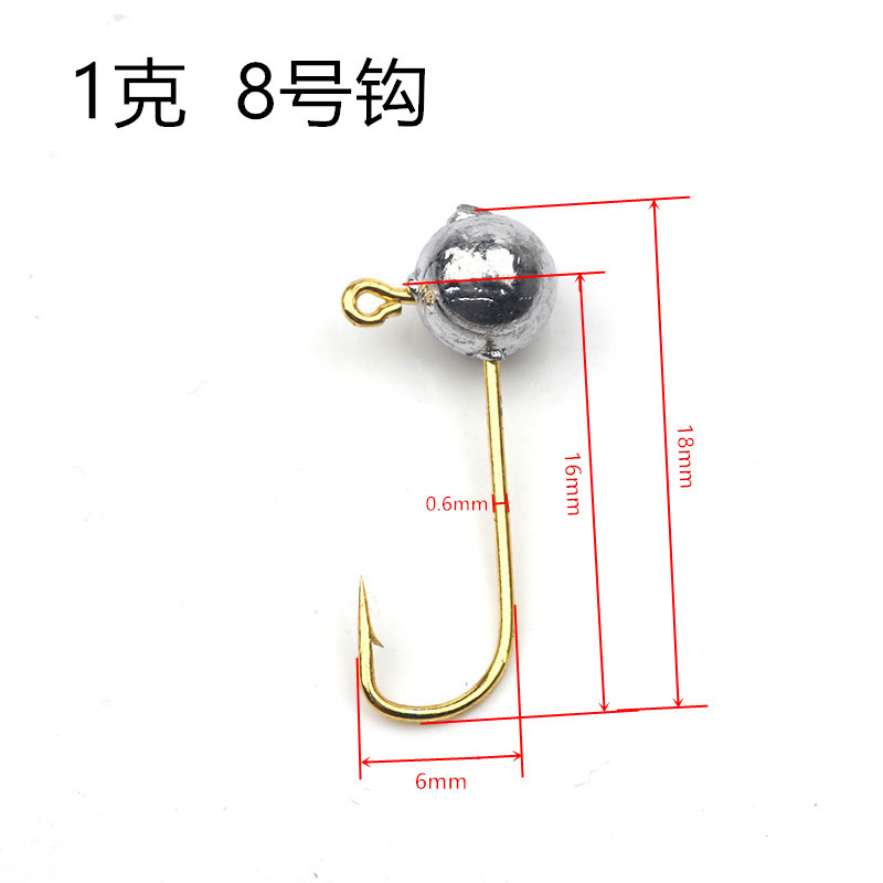 10pcs/lot Micro Jig Head Fishi - Fishing Hook Offset review and price