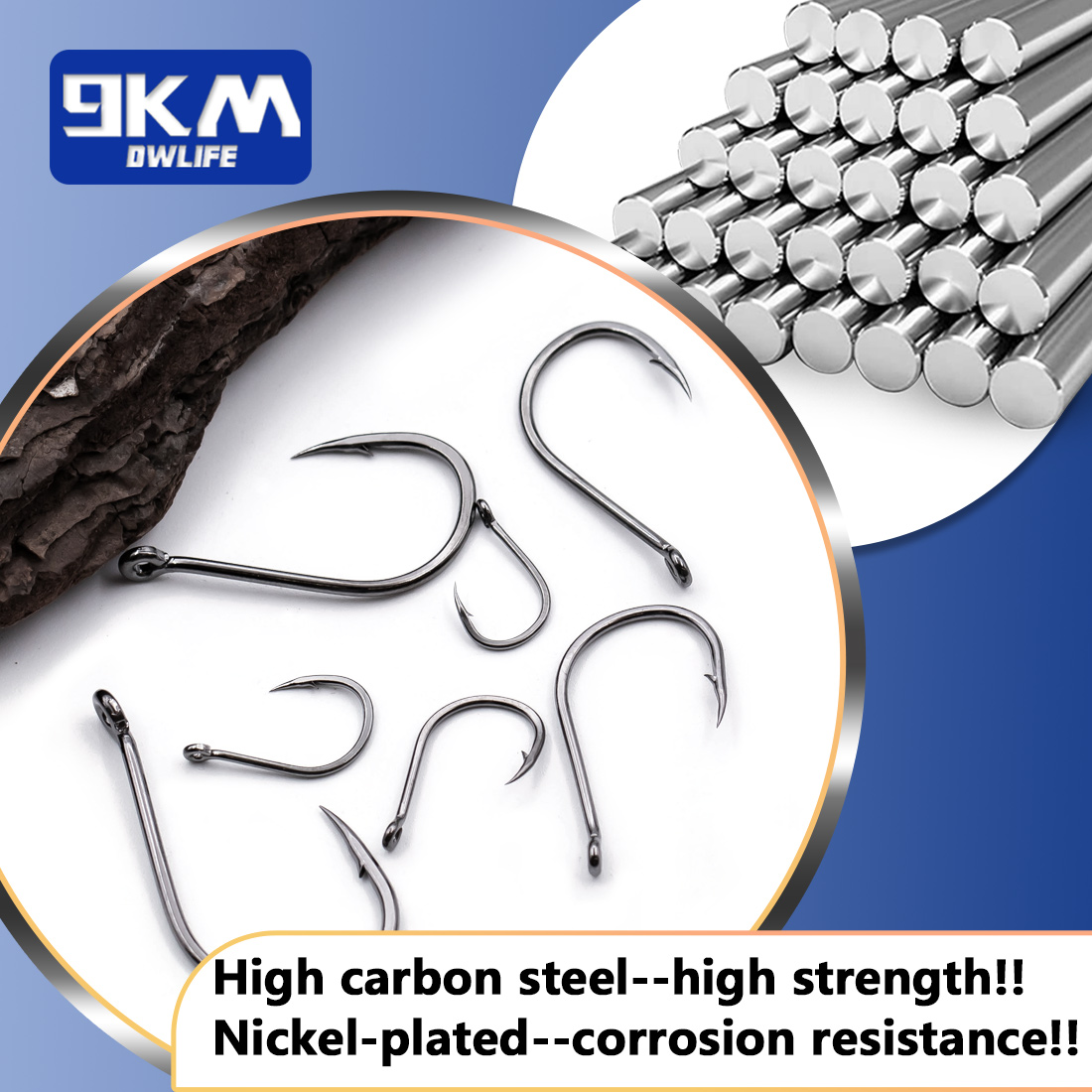 9KM Iseama Fishing Hooks 50~20 - Fishing Hook Barbless review and price